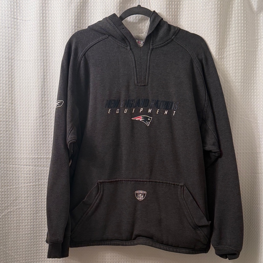 New England Patriots Grey Hoodie